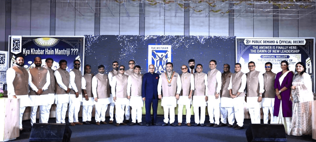 Rajasthan Cosmo Club Foundation leadership and stage event